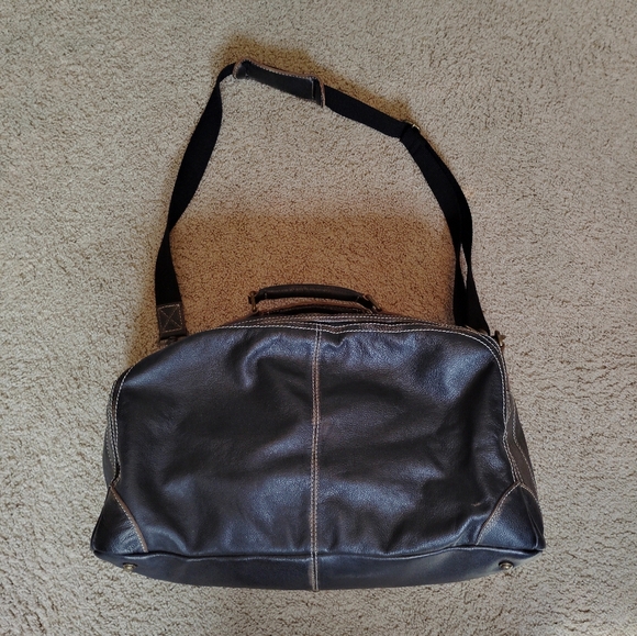 Men's Dark Brown Leather Bag